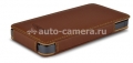 Кожаный чехол для iPhone 5 / 5S BeyzaCases Aston Martin Slim TP, цвет tan (AM23530)