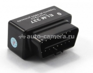 Диагностический сканер кодов OBD 2, Bluetooth ELM327 (Черный)